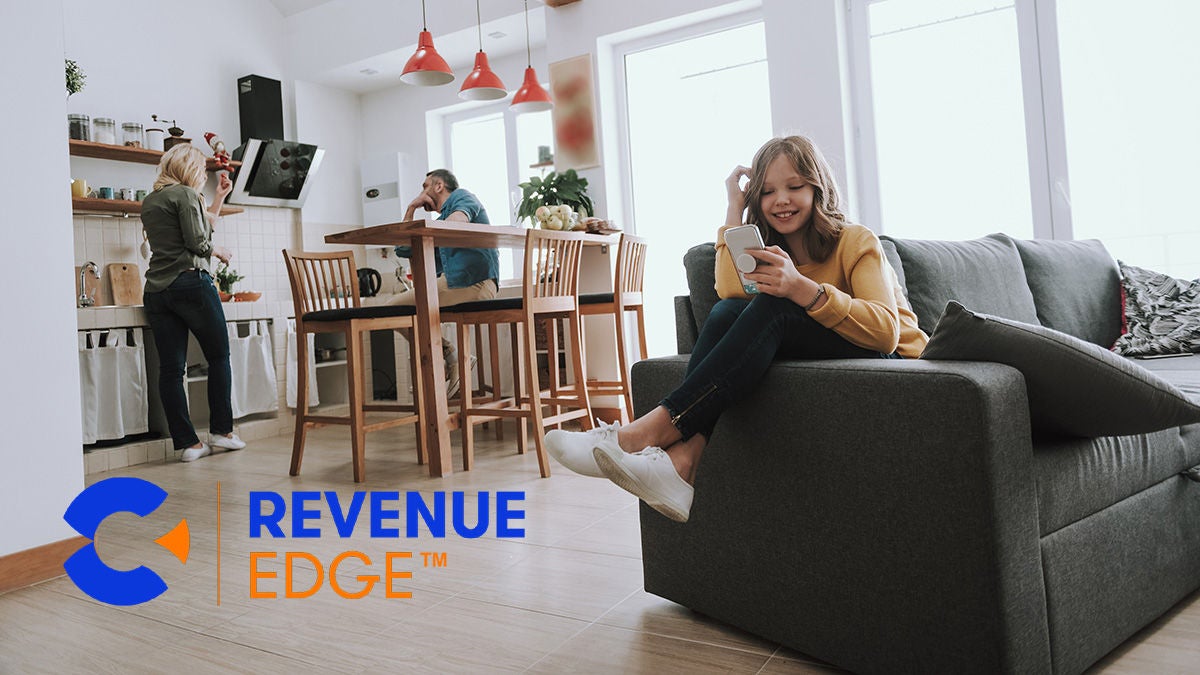 Revenue EDGE logo over pointing finger