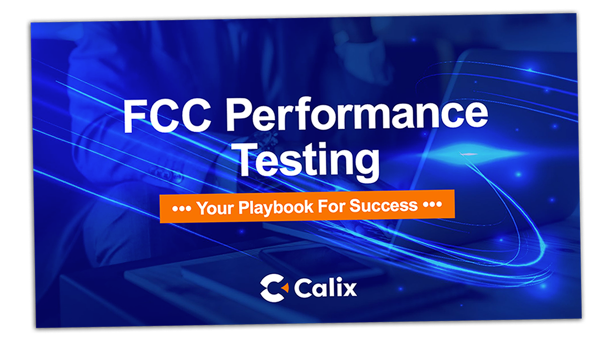 cover of FCC performance testing ebook